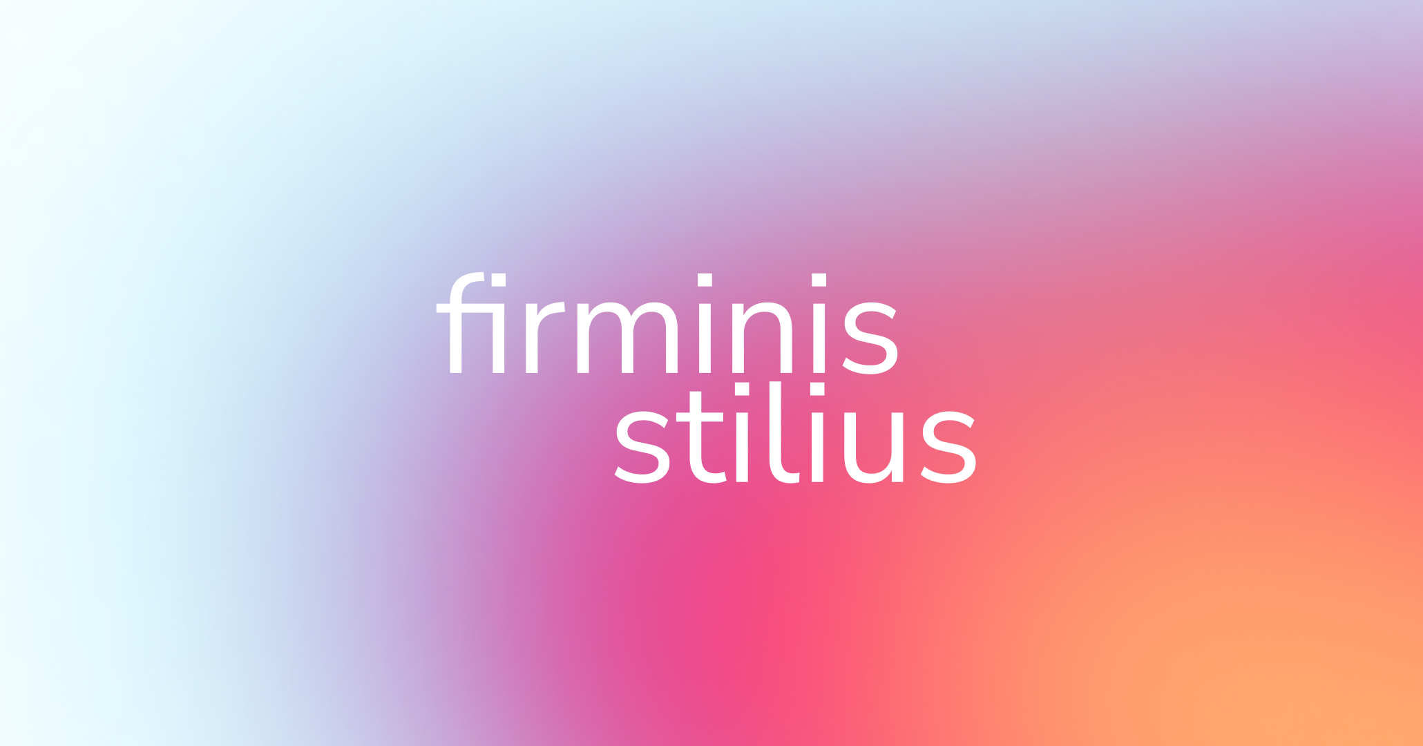 Logo on colored background